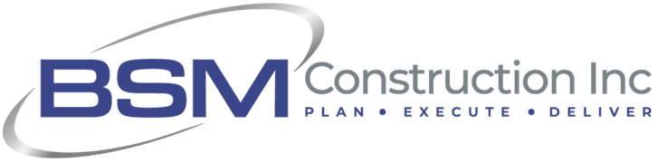 BSM Construction general contractor official logo